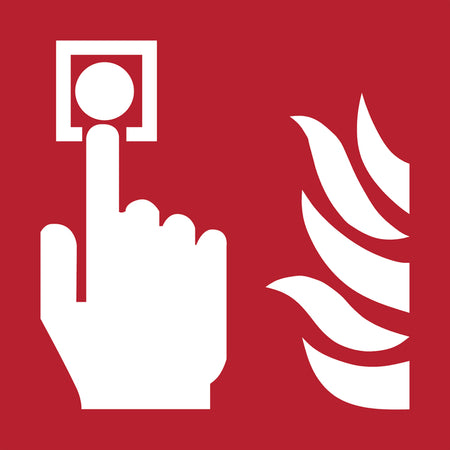 Djois -  Pictogram  brandmelder 200x200mm rd