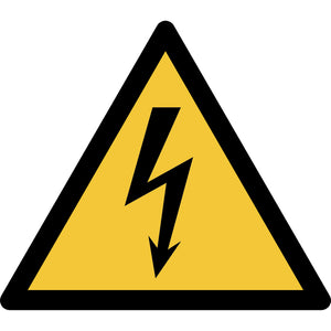 Djois -  Pictogram  elektrische spanning 150x133mm gl