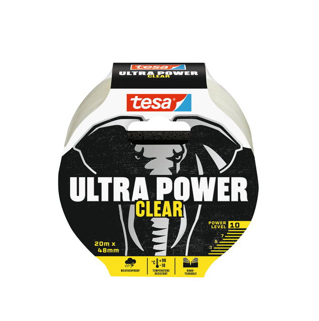 Tesa - Réparation Ultra Power Clear réparation 20mx48mm transparent