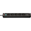 Brennerstuhl - Multiprise Bremounta 5 prises dont 2 USB 3 mètres noir