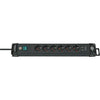 Brennerstuhl - Multiprise 6 prises dont 2 USB 3 mètres noir