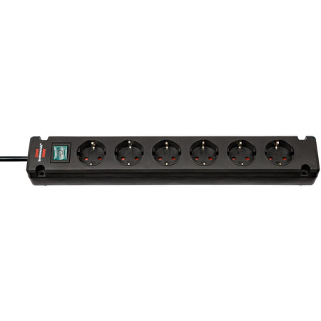 Brennerstuhl - Multiprise Bremounta 6x 3 mètres noir