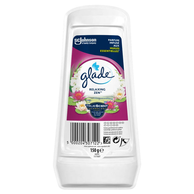 Glade - Gel Désodorisant Continu Pure Relaxant Zen 150gr