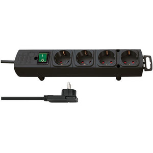 Brennenstuhl -  Stekkerdoos  comfort plus 4vdig 2m zw