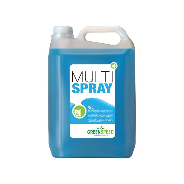 Greenspeed - glas- en allesreiniger Multi Spray, citrusgeur, flacon van 5 liter