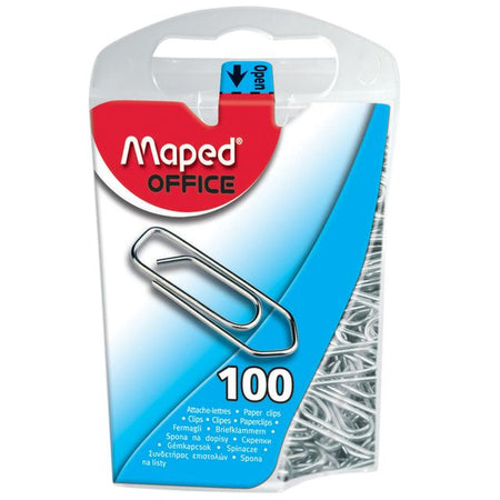 Maped -   office 25mm 100 stuks zilver