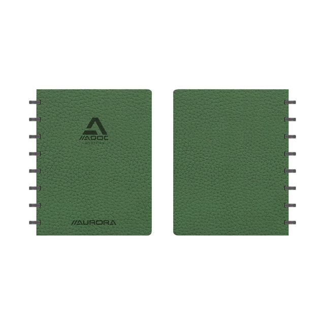 Aurora - Écriture Adoc Business A5 Ligne 144pag 90gr Green | 10 pièces