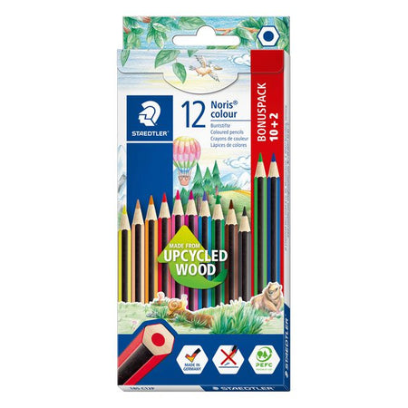 Staedtler - Crayon de couleur noris 185 set de 10+2 couleurs | 80 pièces