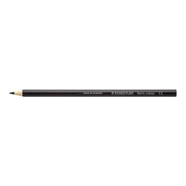 Staedtler - Crayon de couleur Noris 185 noir | 12 pièces