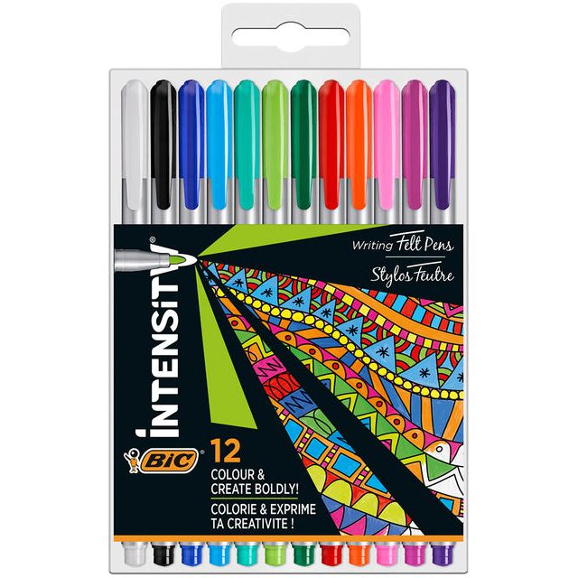 Bic - Fineliner bic intensity m assorti