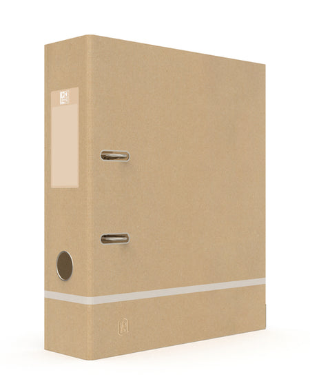 Oxford - Ordner A4 80mm carton naturel/blanc