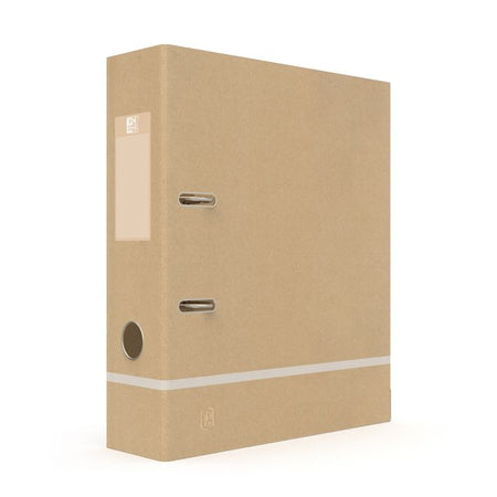 Oxford -  Ordner  a4 80mm karton naturel/wit | 10 stuks