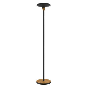 Unilux -  Vloerlamp baly led bamboe zwart