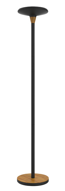 UNILUX - Lampadaire Baly led bambou noir | 15 pièces