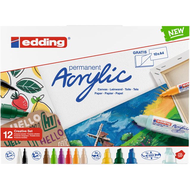 Edding - Acrylmarker Edding Terskit Groot kreativ