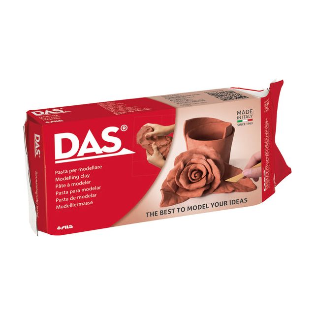 DAS - Mounding Clay, paquet de 1 kg, Terracota