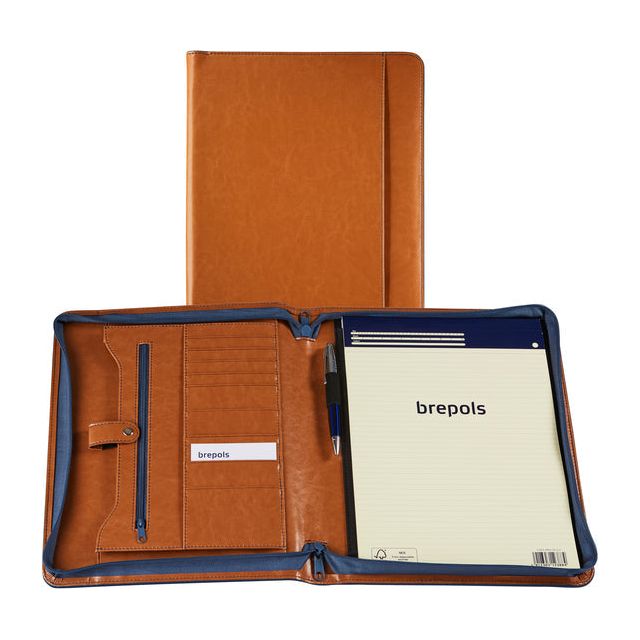 Brepols - Brepols Luxury Writing Folder for Ft A4, Camel