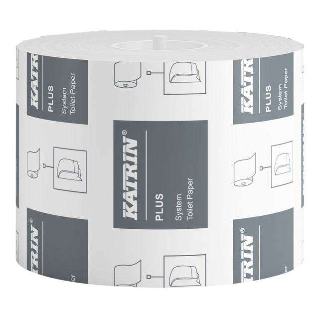 Katrin -  Toiletpapier Plus systeemrol 2-laags 96m wit 66940