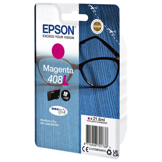 Epson - Inktcartridge epson t09k340 408l rood