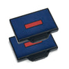 Trodat - Tampon encreur Professional 6/56/2 2 pièces bleu et rouge
