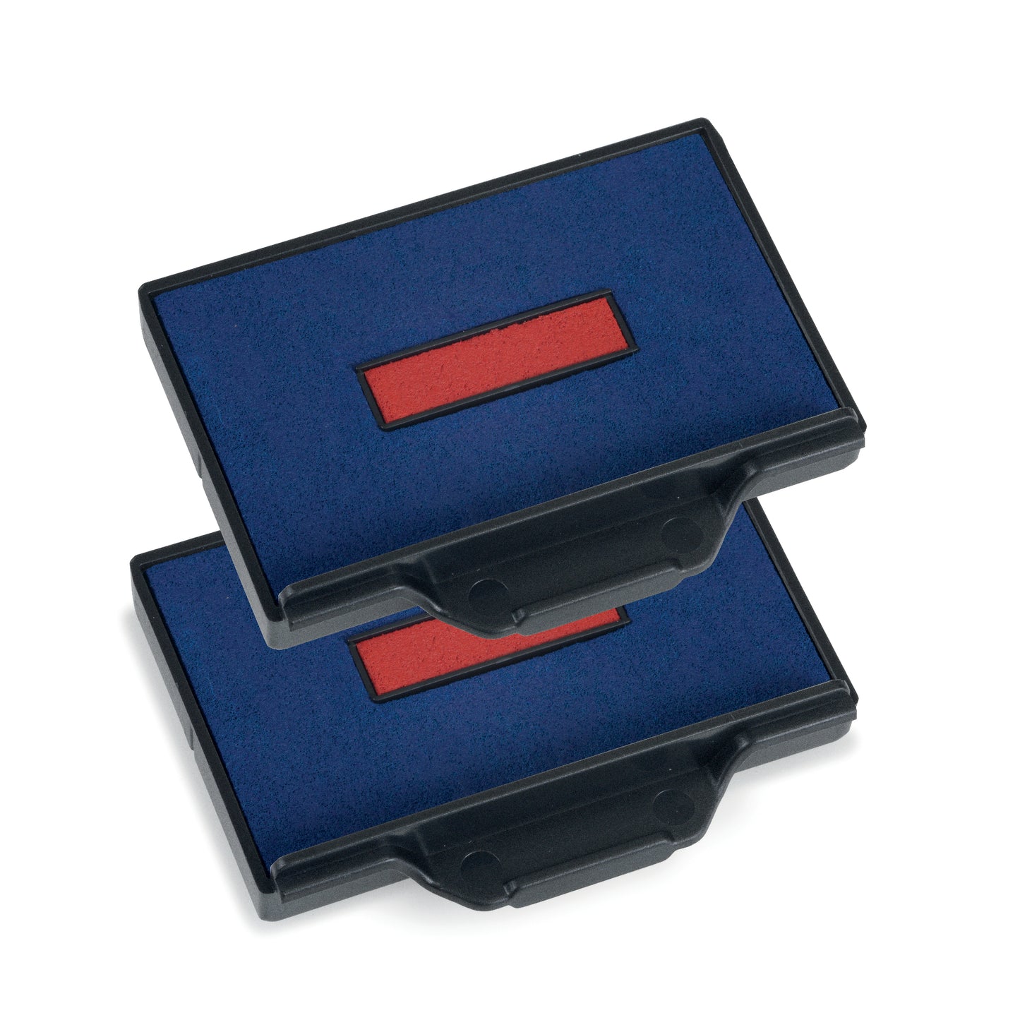 Trodat - Tampon encreur Professional 6/56/2 2 pièces bleu et rouge