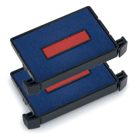 Trodat - Tampon encreur Printy 6/4750 2 pièces bleu et rouge