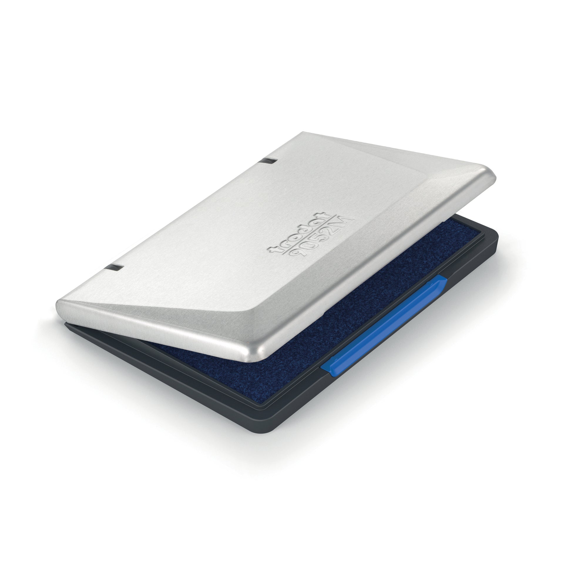 Trodat - Tampon encreur métal 9052m 110x70mm bleu
