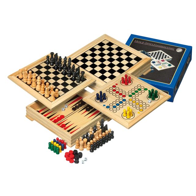 Bureau - Coffret à jeux en bois