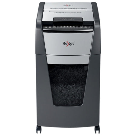 Rexel - Destructeur de papier Optimum Auto+ 300X P4 déchiquette 4x26mm