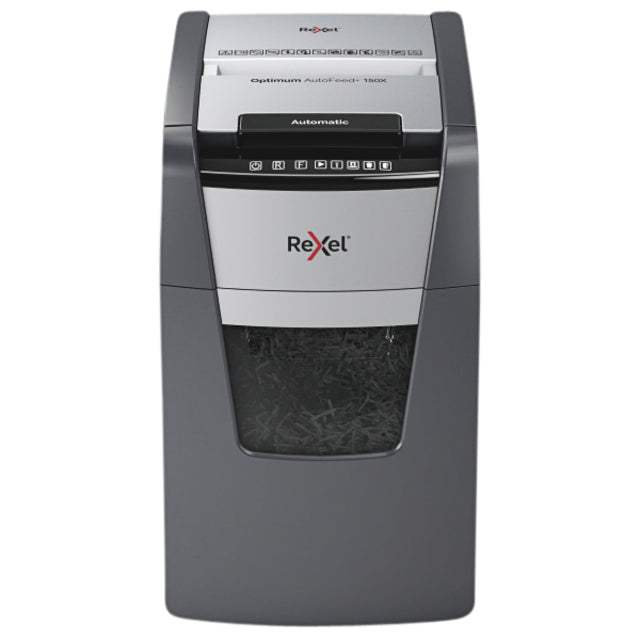 Rexel - Destructeur de papier Optimum Auto+ 150X P4 déchiquette 4x28mm