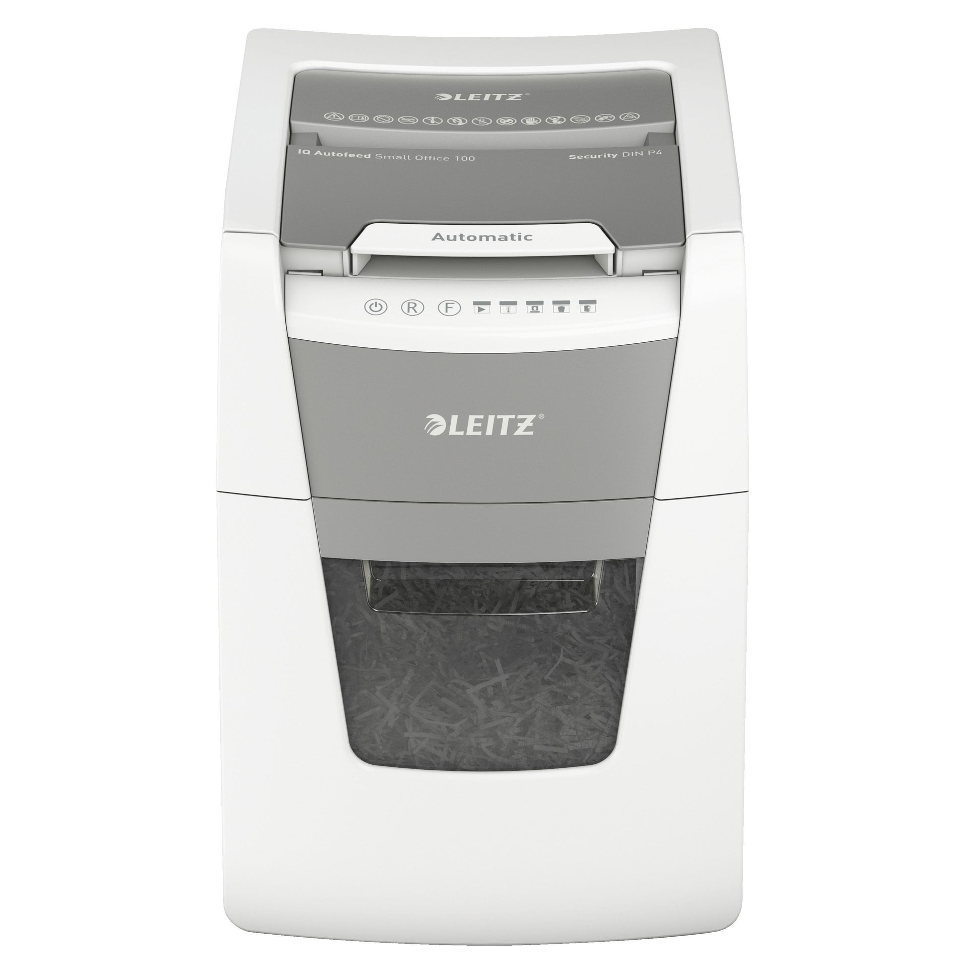 Leitz - Destructeur de papier IQ Auto+ Small 100 copeaux P4 4x28mm