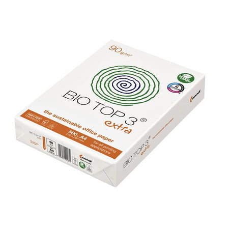 Biotop - Papier copie 3 A4 90gr naturel 500 feuilles | 5 pièces