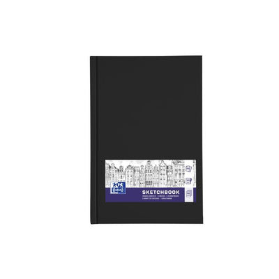 Oxford -  Dummyboek  a6 96 vel zwart | 5 stuks