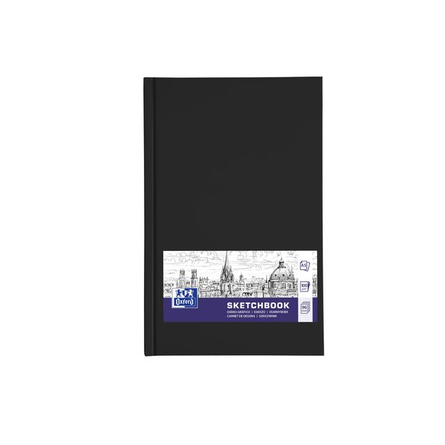 Oxford -  Dummyboek  a5 96 vel zwart | 1000 stuks