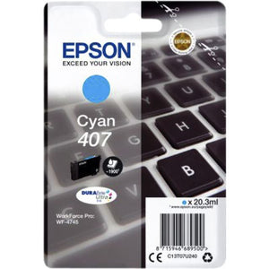 Epson - Cartouche d'encre 407 T07U240 bleue