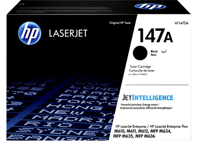 HP - Cartouche toner 147a w1470a noir