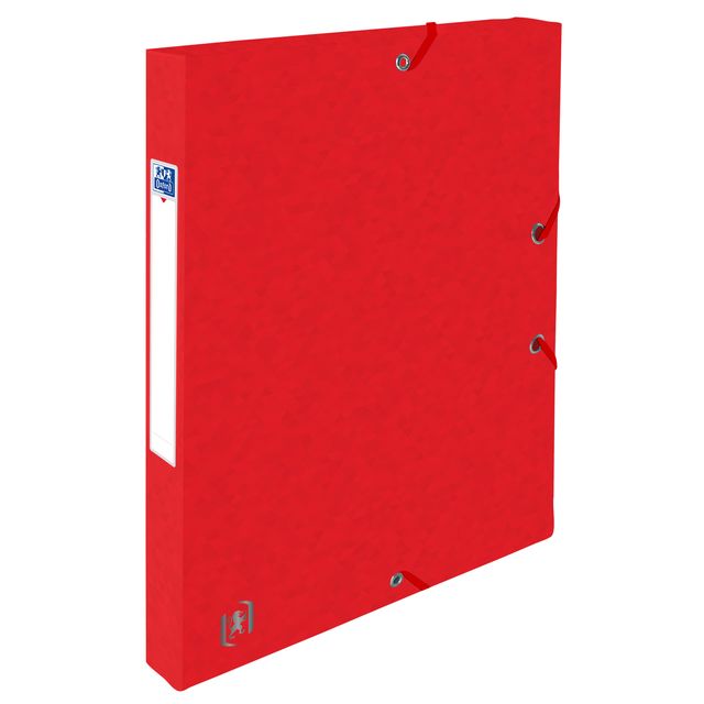 Oxford - Elastobox Top File+ A4 25mm rouge