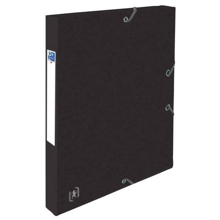 Oxford -  Elastobox  top file+ a4 25mm zwart | 12 stuks