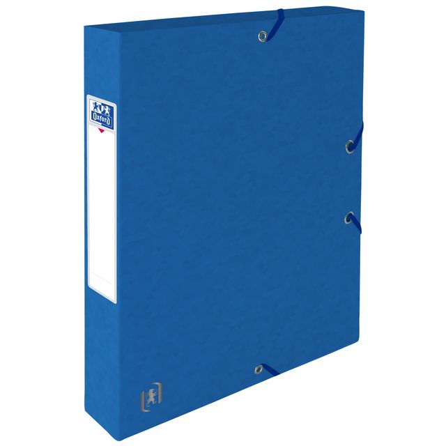 Oxford - Elastobox Top File+ A4 40mm bleu