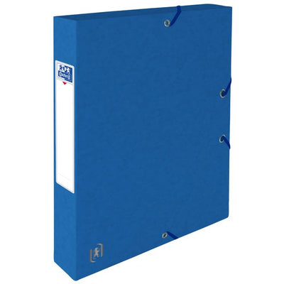 Oxford -  Elastobox  top file+ a4 40mm blauw