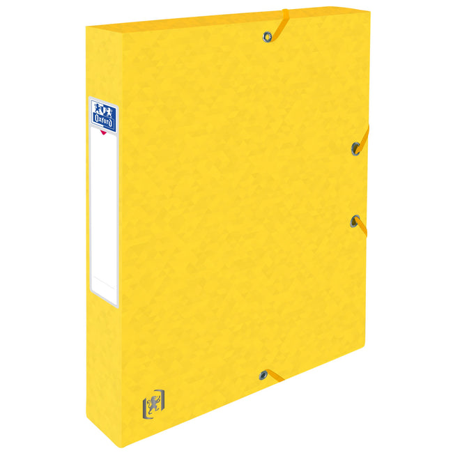 Oxford -  Elastobox  top file+ a4 40mm geel | 9 stuks