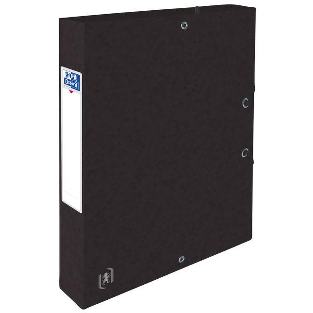 Oxford -  Elastobox Top File+ A4 40mm zwart