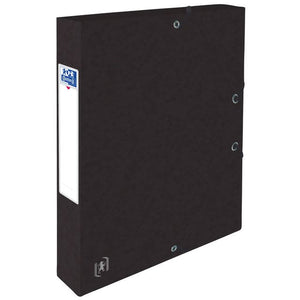 Oxford - Elastobox Top File+ A4 40mm noir | 9 pièces