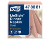 Tork - Serviette de table Linstyle pli 1/4 1 couche 390x390mm 50 feuilles..