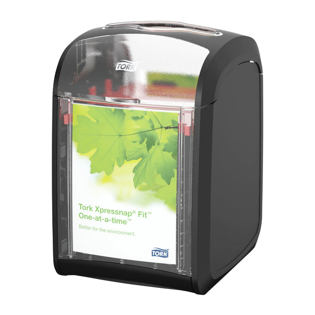 Tork -  Servetdispenser n14 signature line zwart | 4 stuks