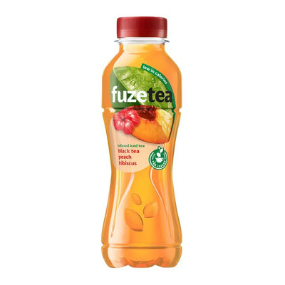 Fuze Tea -  Frisdrank fuzetea peach hibiscus petfles 400ml