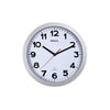 Maul - Horloge murale Step RC Ø30x5cm cadre en plastique argenté incl. batterie