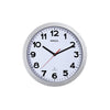 Maul - Horloge murale Step RC Ø30x5cm cadre en plastique argenté incl. batterie