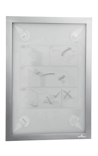 Durable - Papier peint durable Duraframe a4 argent | 20 pièces