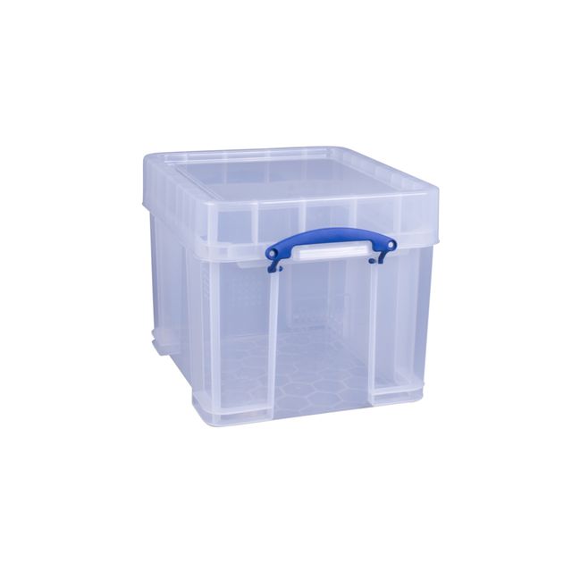 Really Useful Box - Boîte de rangement 35 litres 480x390x345mm transparent blanc